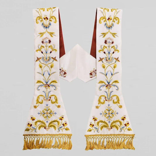 Antique Embroidered Stole - Watts & Co.