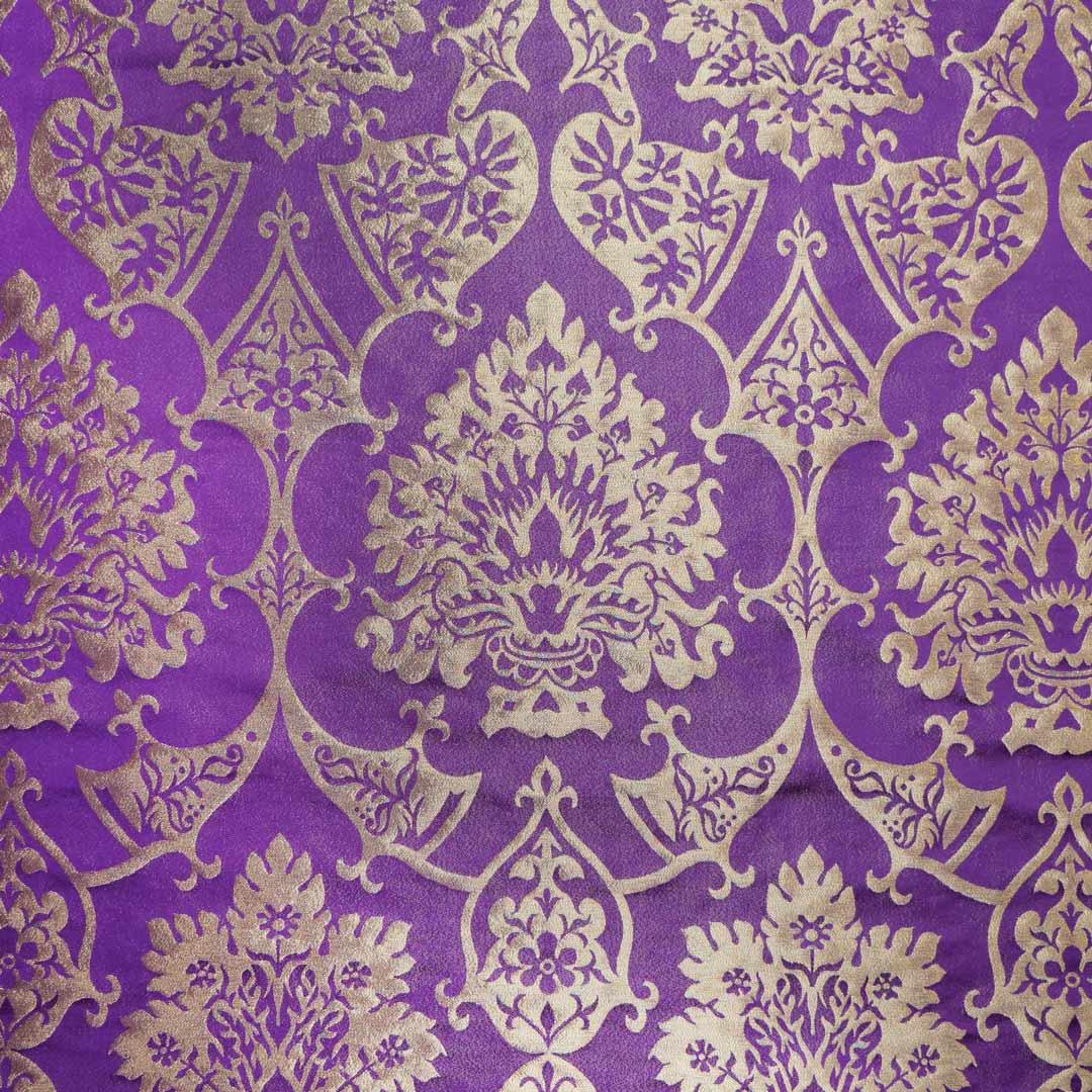 Purple Damask Pattern Dark Purple Damask Wallpaper A027 – CostaCover