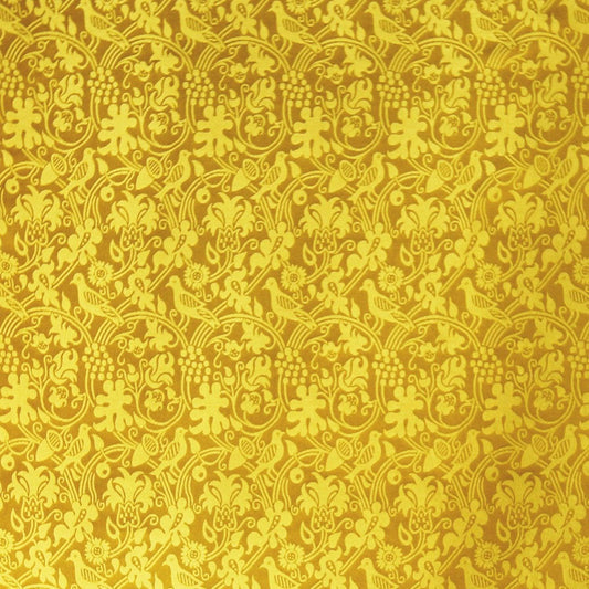 Hilliard Silk Damask - Imperial Yellow - Watts & Co. (international)