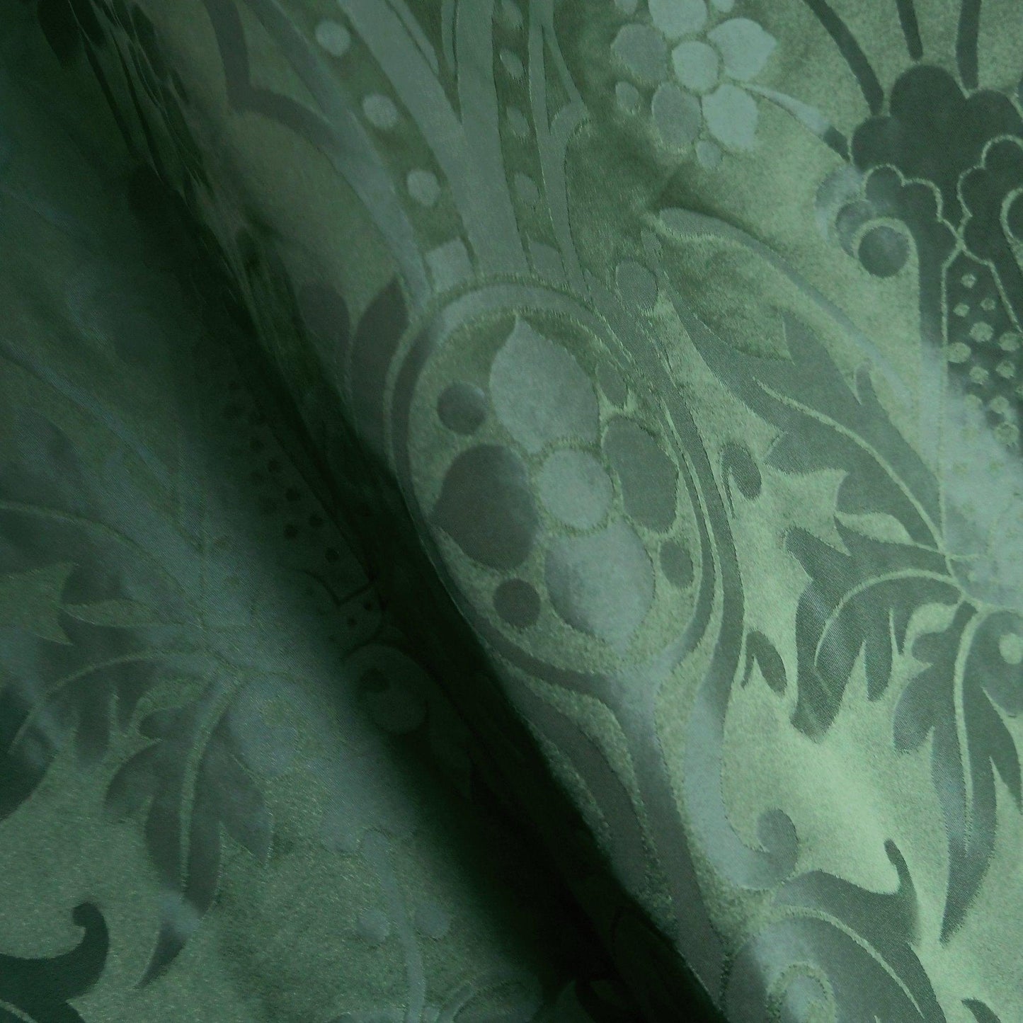 Shrewsbury Silk Damask - Bellini Green - Watts & Co.