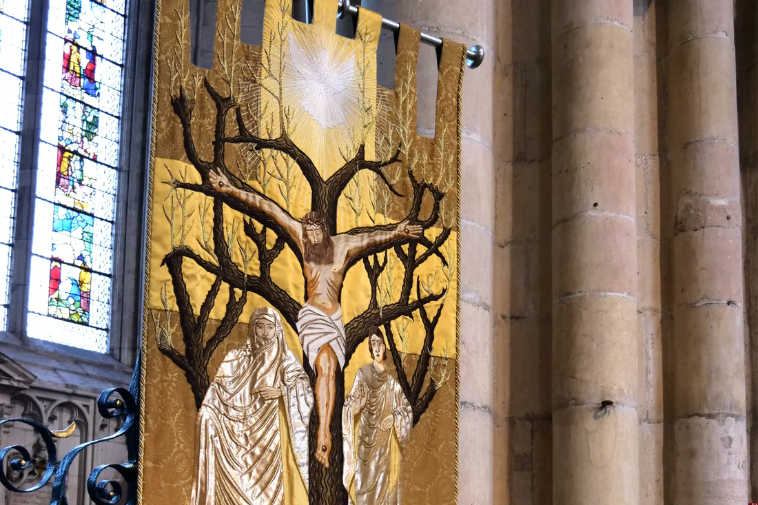 Rest Well, you Holy Mortal Remains — the Crucifixion Banner - Watts & Co.