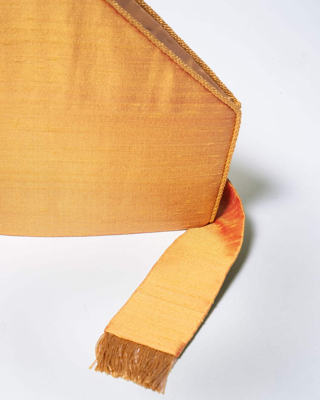 Watts Standard Mitre in Old Gold Dupion Silk