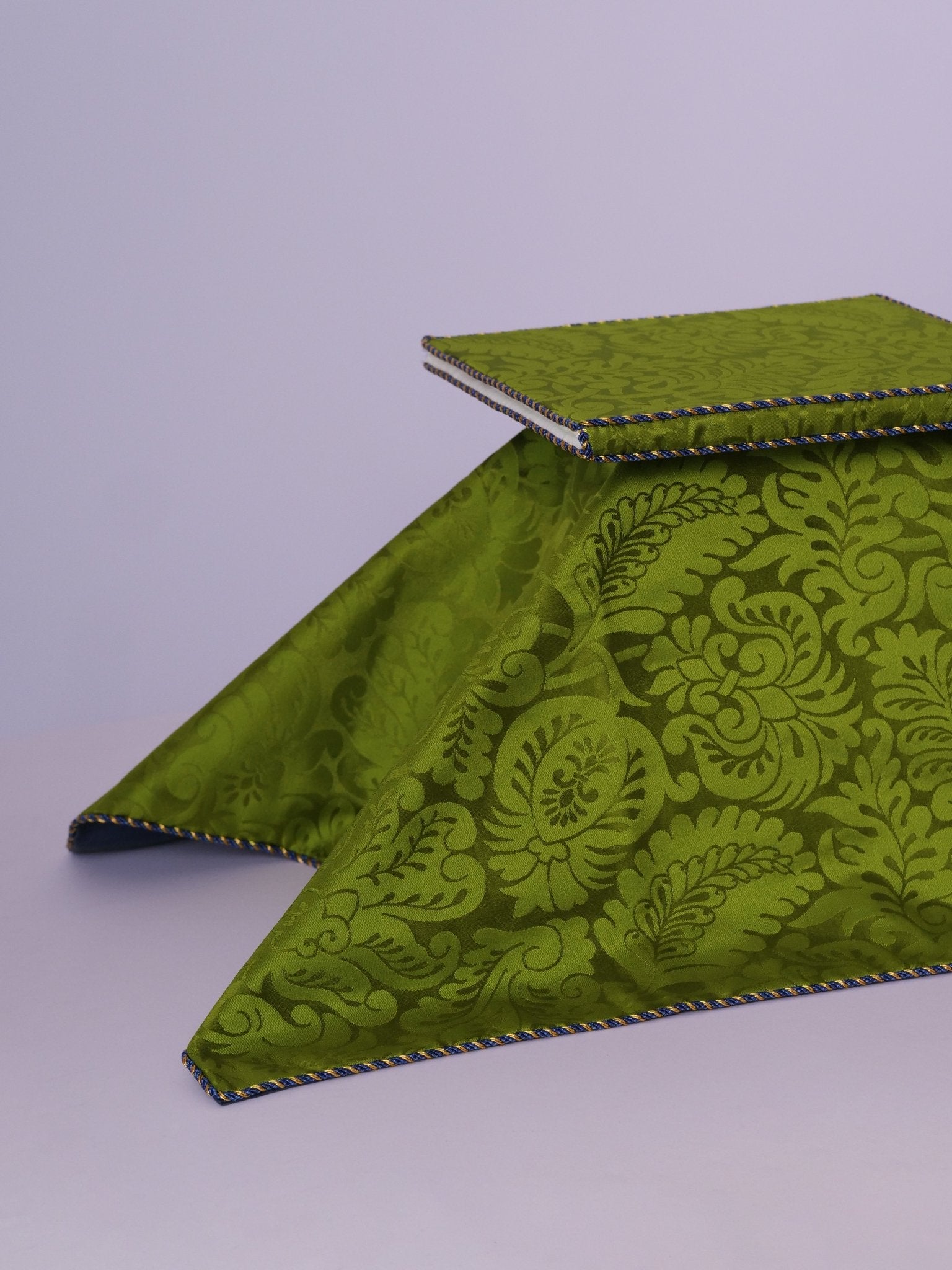 Classic Chasuble in Green 'Holbein' with 'Windsor Tennyson' Orphreys - Watts & Co.