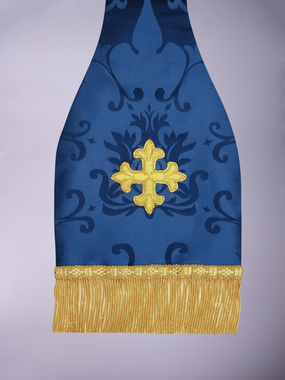 French Stole in Blue 'Bellini' - Watts & Co.