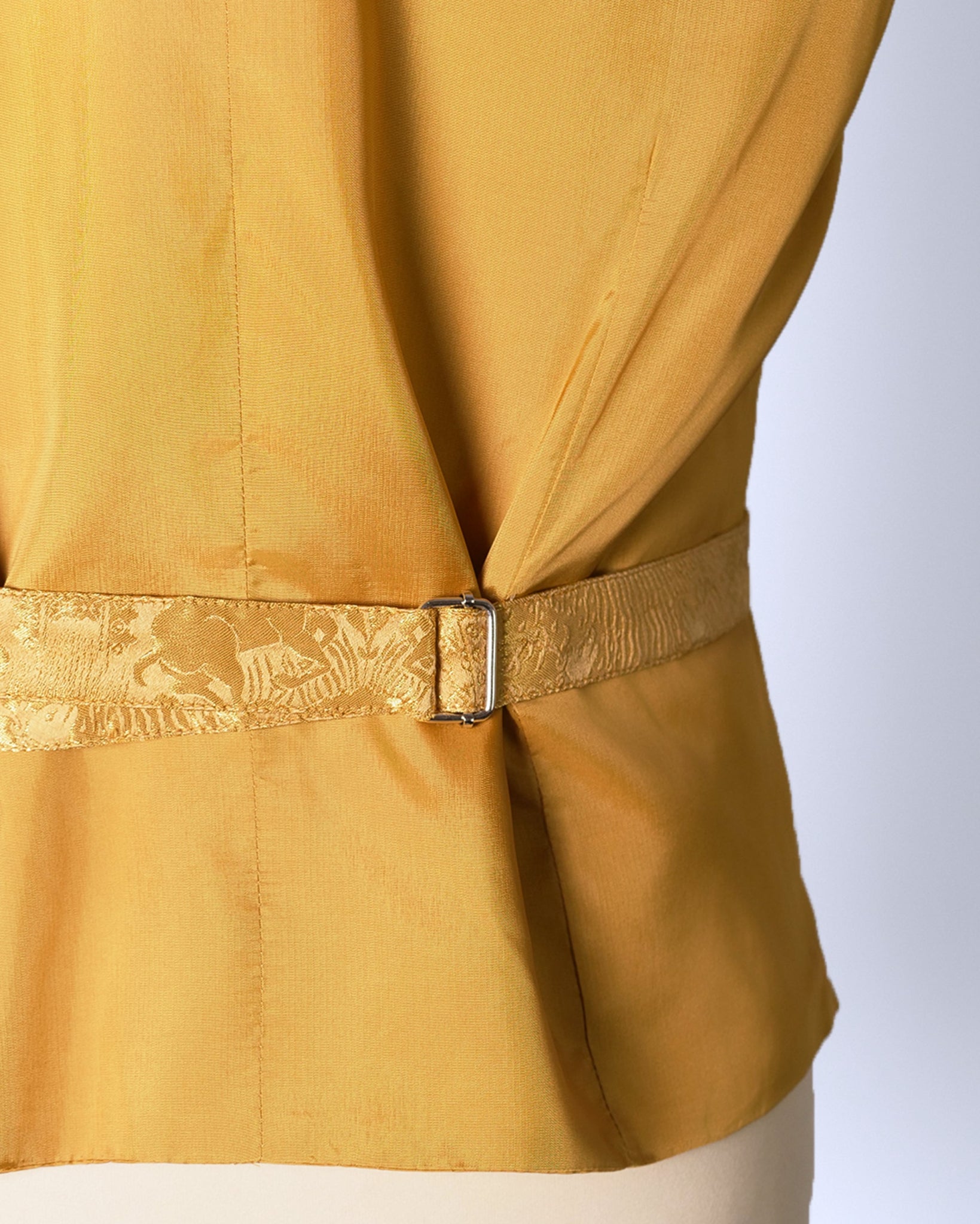 Gold Silk Waistcoat - Watts & Co.