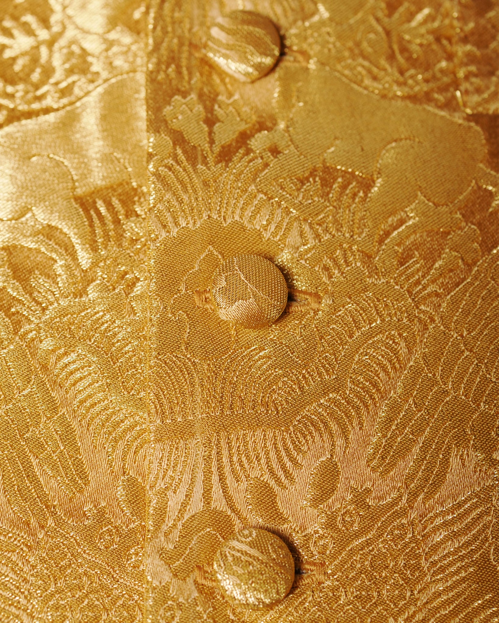 Gold Silk Waistcoat - Watts & Co.