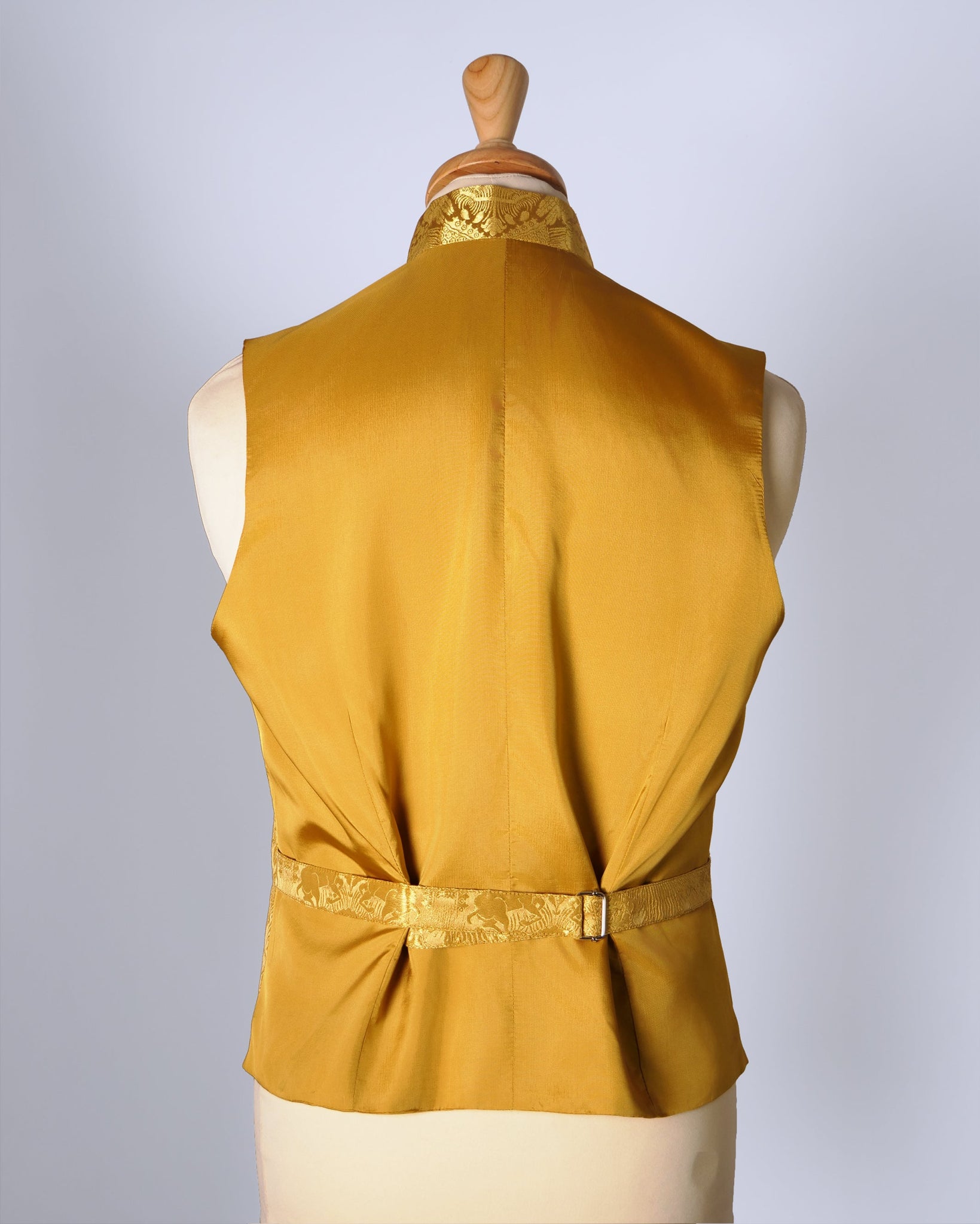 Gold Silk Waistcoat - Watts & Co.