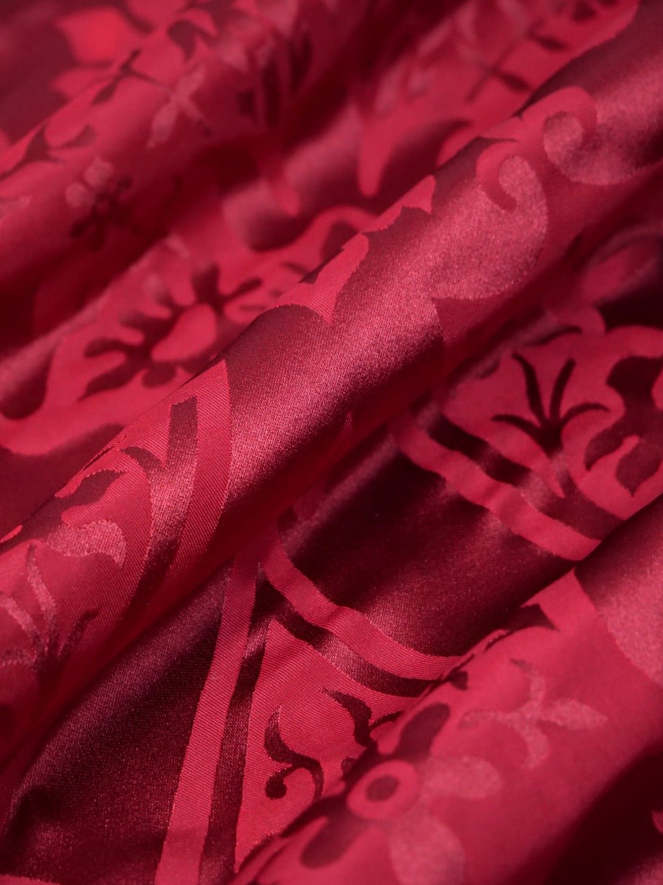 Gothic Silk Damask - New Red - Watts & Co.