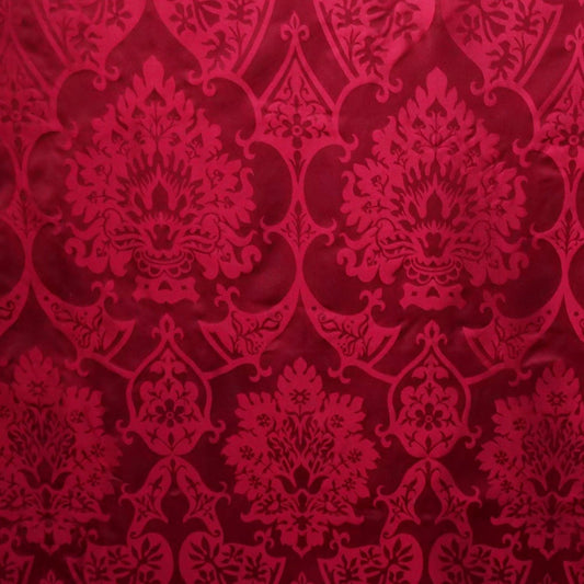 Gothic Silk Damask - New Red - Watts & Co.
