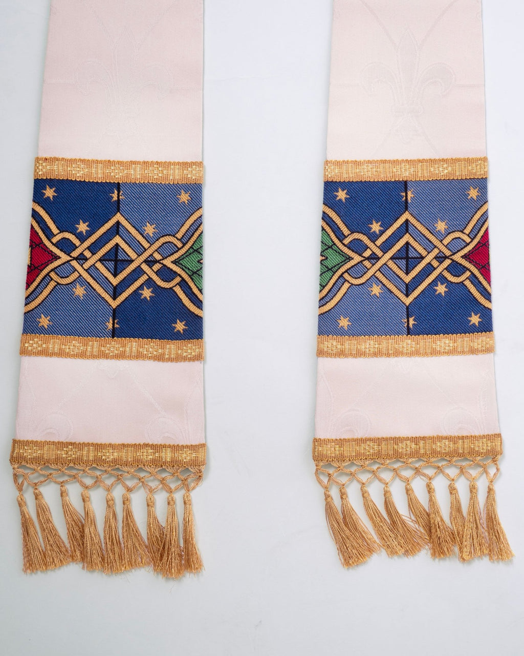 Minster Cope in Cream 'Sainte-Chapelle' with Hand-embroidered Hood - Watts & Co.
