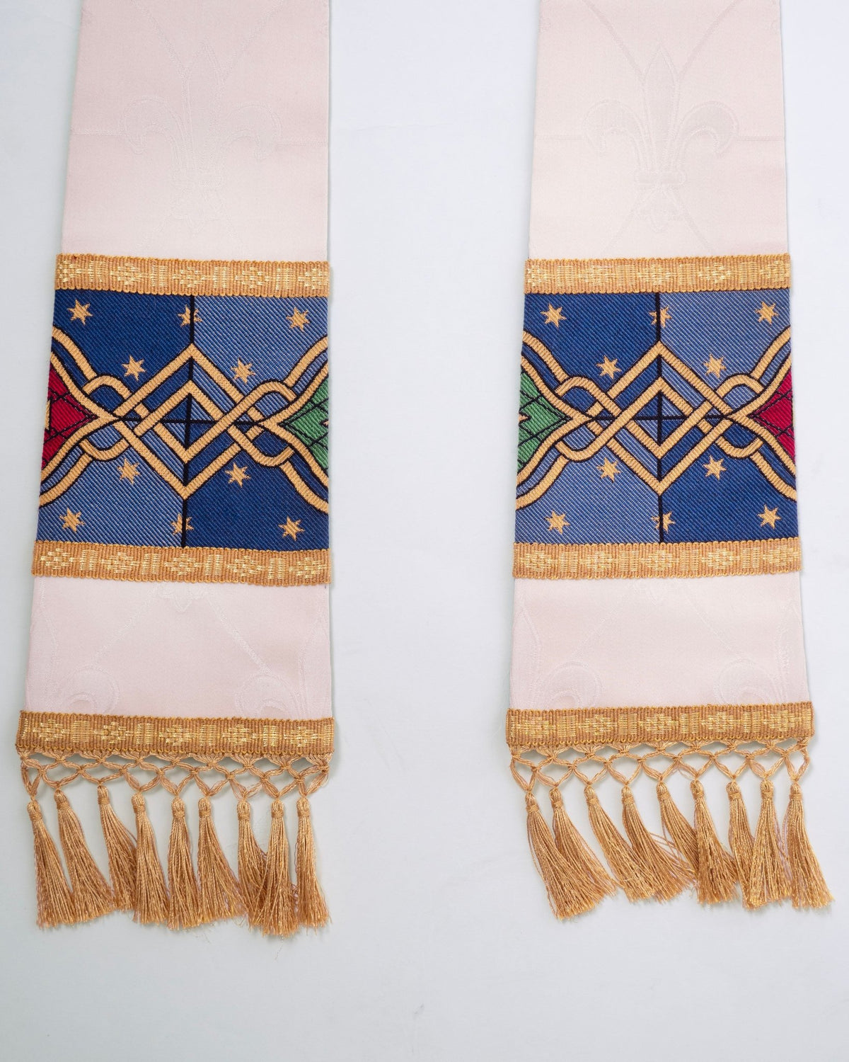 Minster Cope in Cream 'Sainte-Chapelle' with Hand-embroidered Hood - Watts & Co.