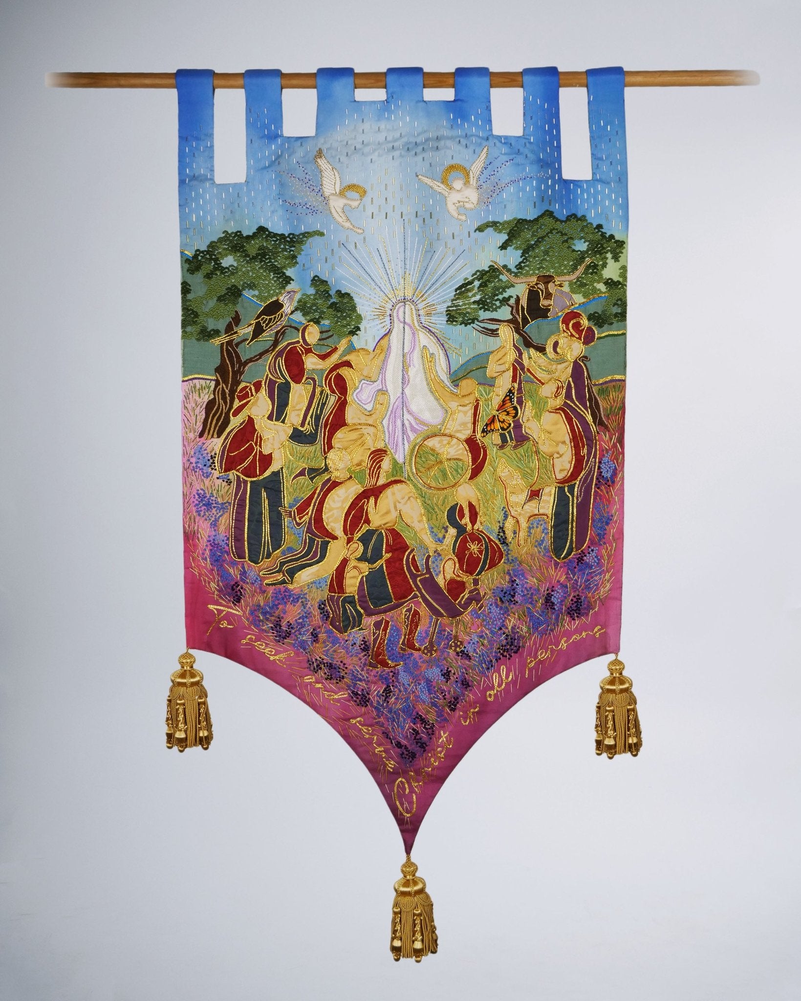 Transfiguration Banner – 'To Seek and Serve Christ in All Persons' - Watts & Co.