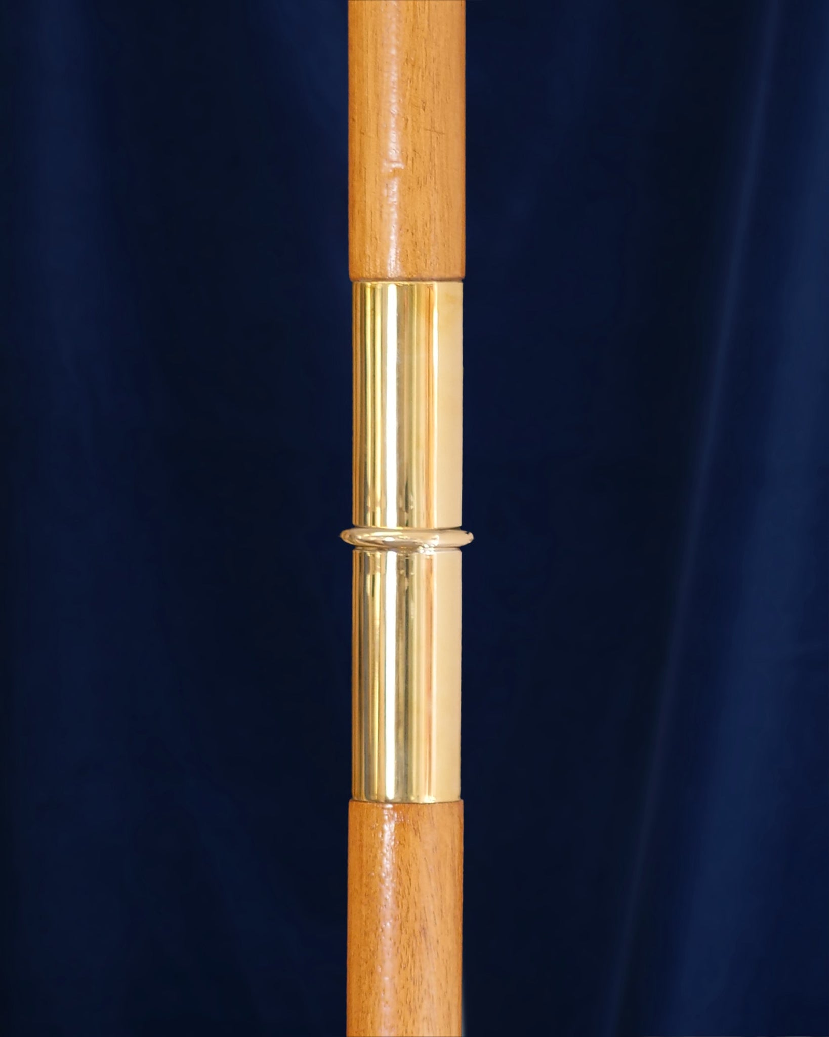 Trumpet style Processional Cross in Gold Plate, Silver Plate or Polished Brass - Watts & Co.