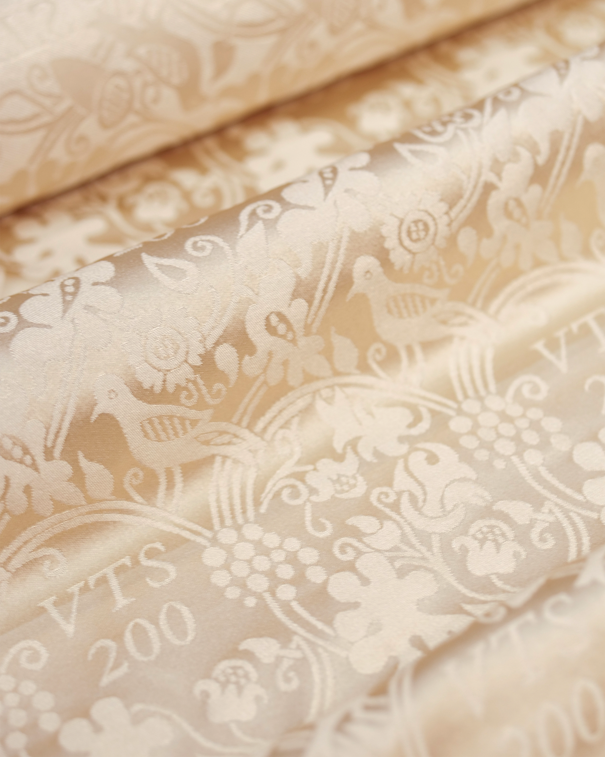 Custom Silk Damask Fabric – Watts & Co.