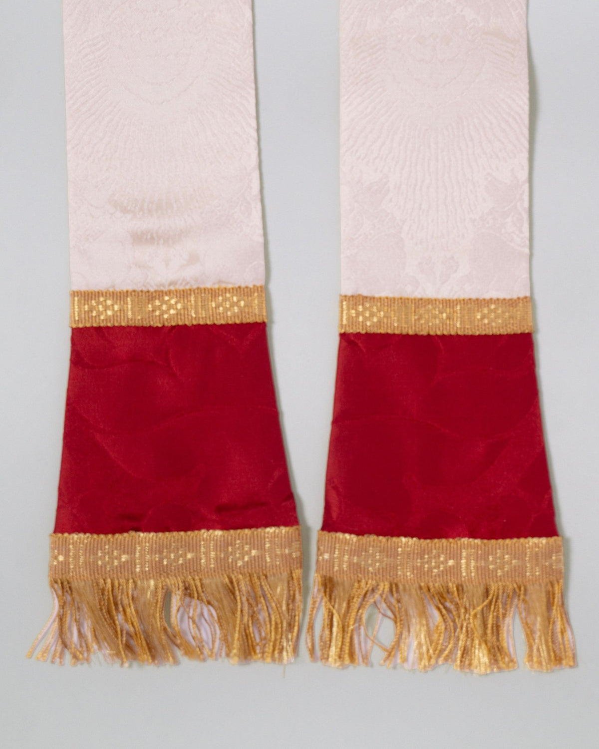 Westminster Cope in Cream 'Stag' with 'Bellini' Orphreys - Watts & Co.