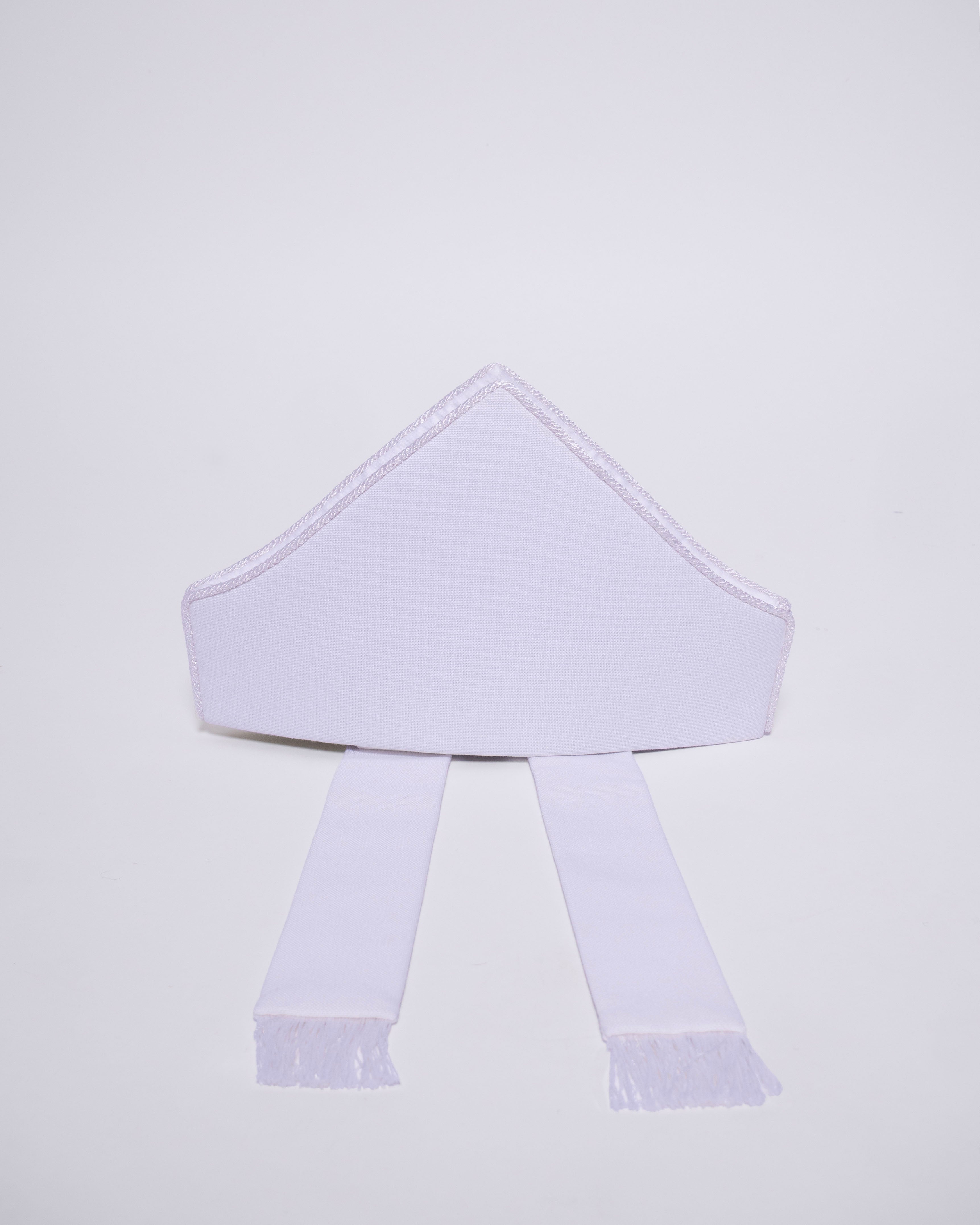 Old English Mitre in White