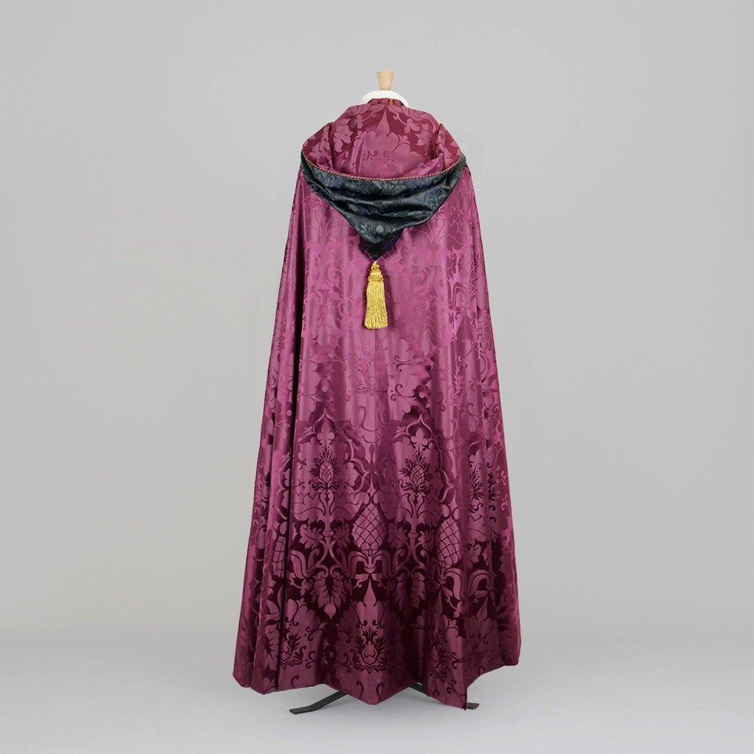 Abbey Cope in Comper Purple 'Bellini' with Sarum Indigo 'Gothic' Orphreys - Watts & Co.