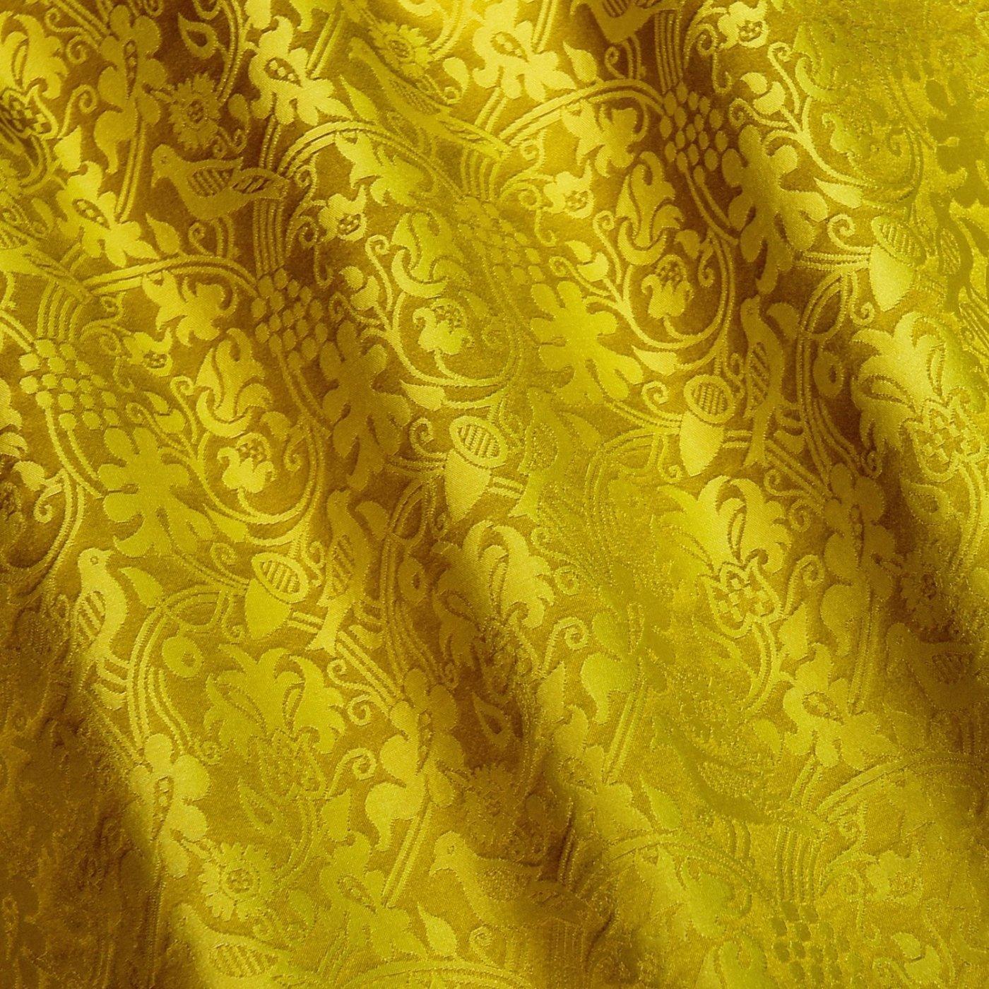 Abbey Cope in Oyster Bellini with Imperial Yellow Hilliard Orphreys - Watts & Co. (international)