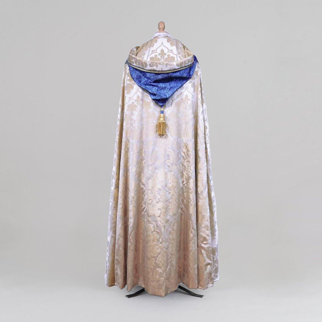 Abbey Cope & Tufton Stole in Oyster 'Bellini' silk - Watts & Co.