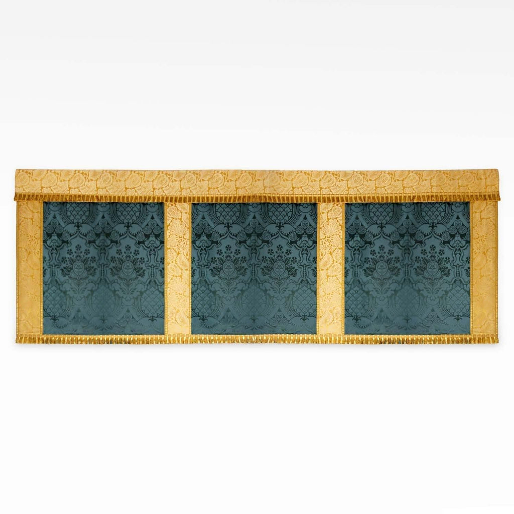 Altar Frontal in Green Comper Cathedral with Gold Holbein Superfrontal - Watts & Co. (international)