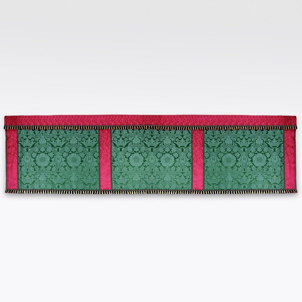 Altar Frontal in Green St Margaret with Rose Hilliard Superfrontal - Watts & Co. (international)