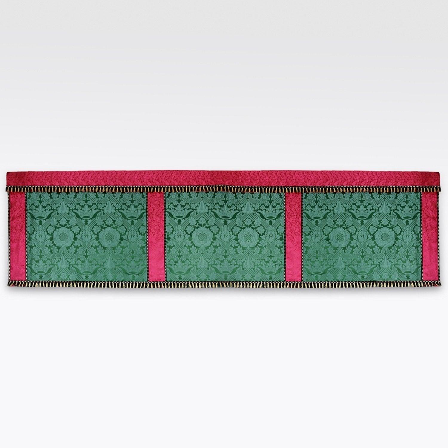 Altar Frontal in Green St Margaret with Rose Hilliard Superfrontal - Watts & Co. (international)