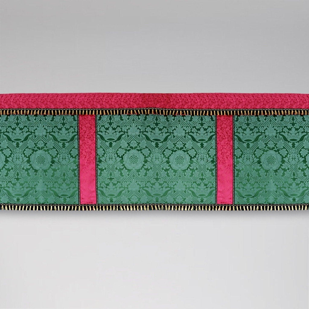 Altar Frontal in Green St Margaret with Rose Hilliard Superfrontal - Watts & Co. (international)