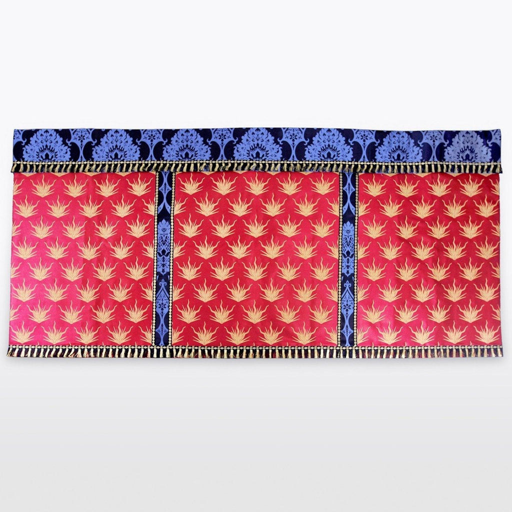 Altar Frontal in Red Pentecost Brocade with Blue/Black Gothic Superfrontal - Watts & Co. (international)