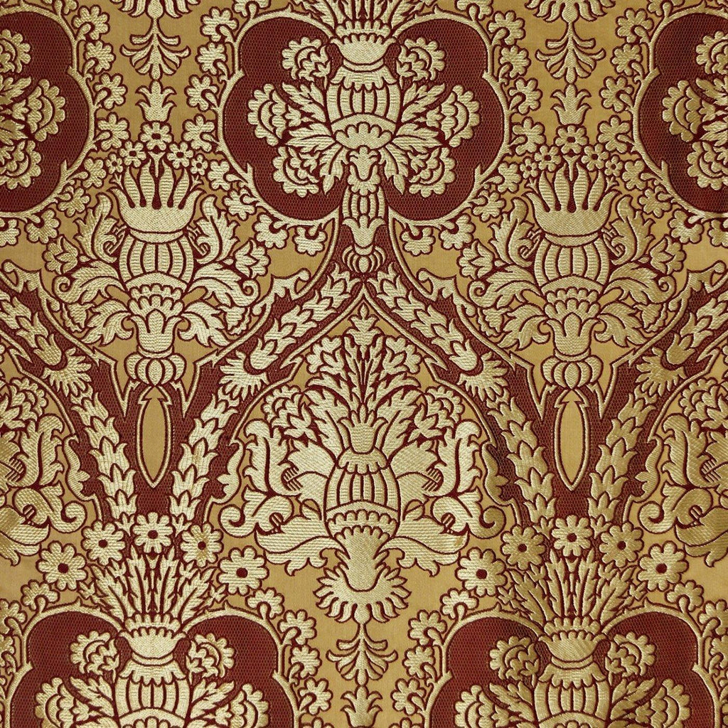 Altar Frontal in Red St Nicolas with Garnet Crevelli Superfrontal - Watts & Co. (international)