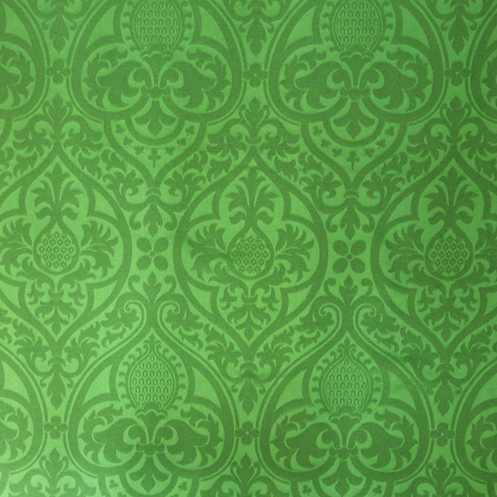 Alton/Pugin Damask - Green - Watts & Co. (international)