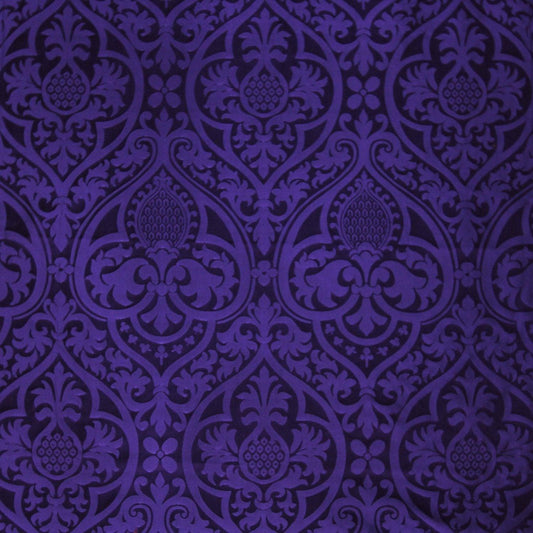 Alton/Pugin Damask - Purple - Watts & Co. (international)