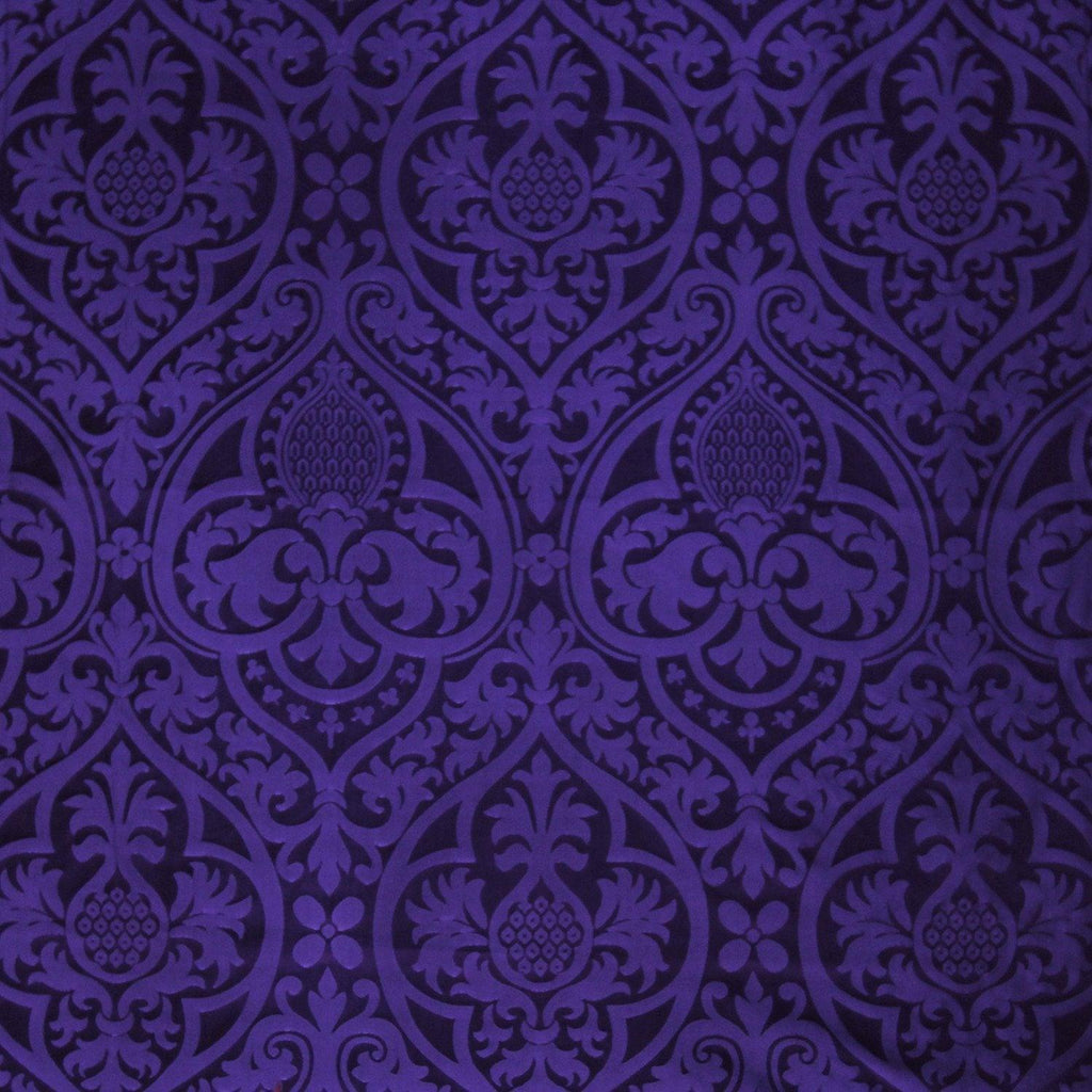 Alton/Pugin Damask - Purple - Watts & Co. (international)