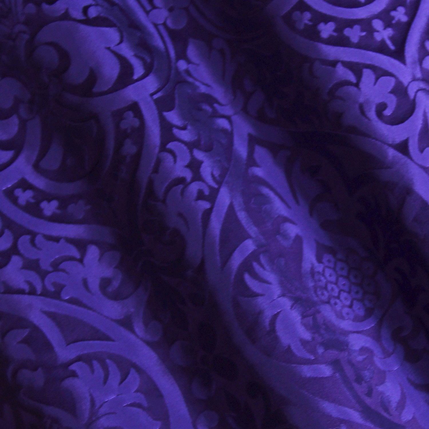 Alton/Pugin Damask - Purple - Watts & Co. (international)