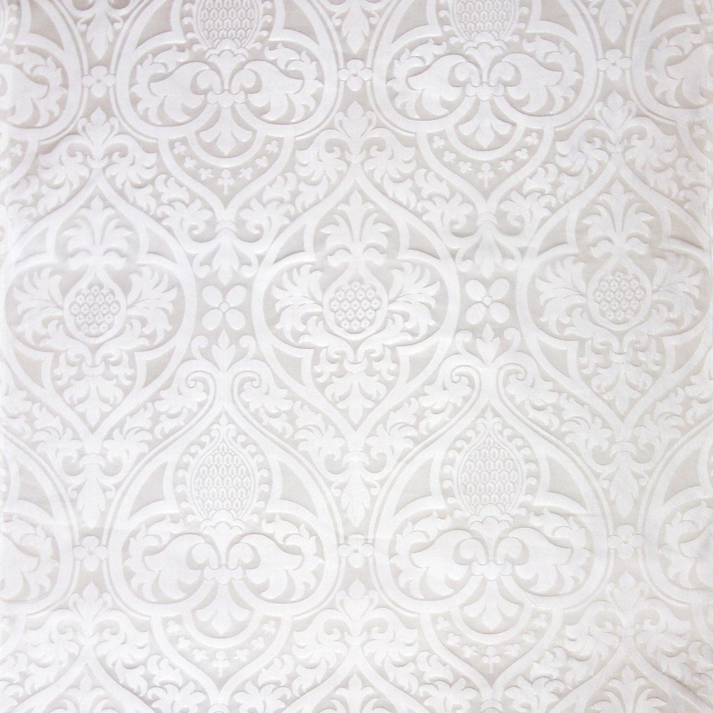 Alton/Pugin Damask - White - Watts & Co. (international)