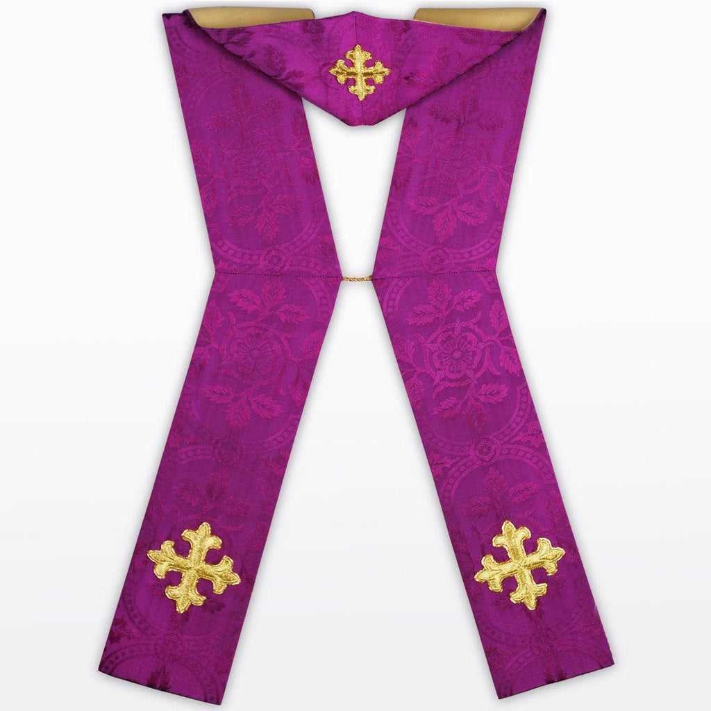 Angled Deacon Stole in Roman Purple - Watts & Co. (international)