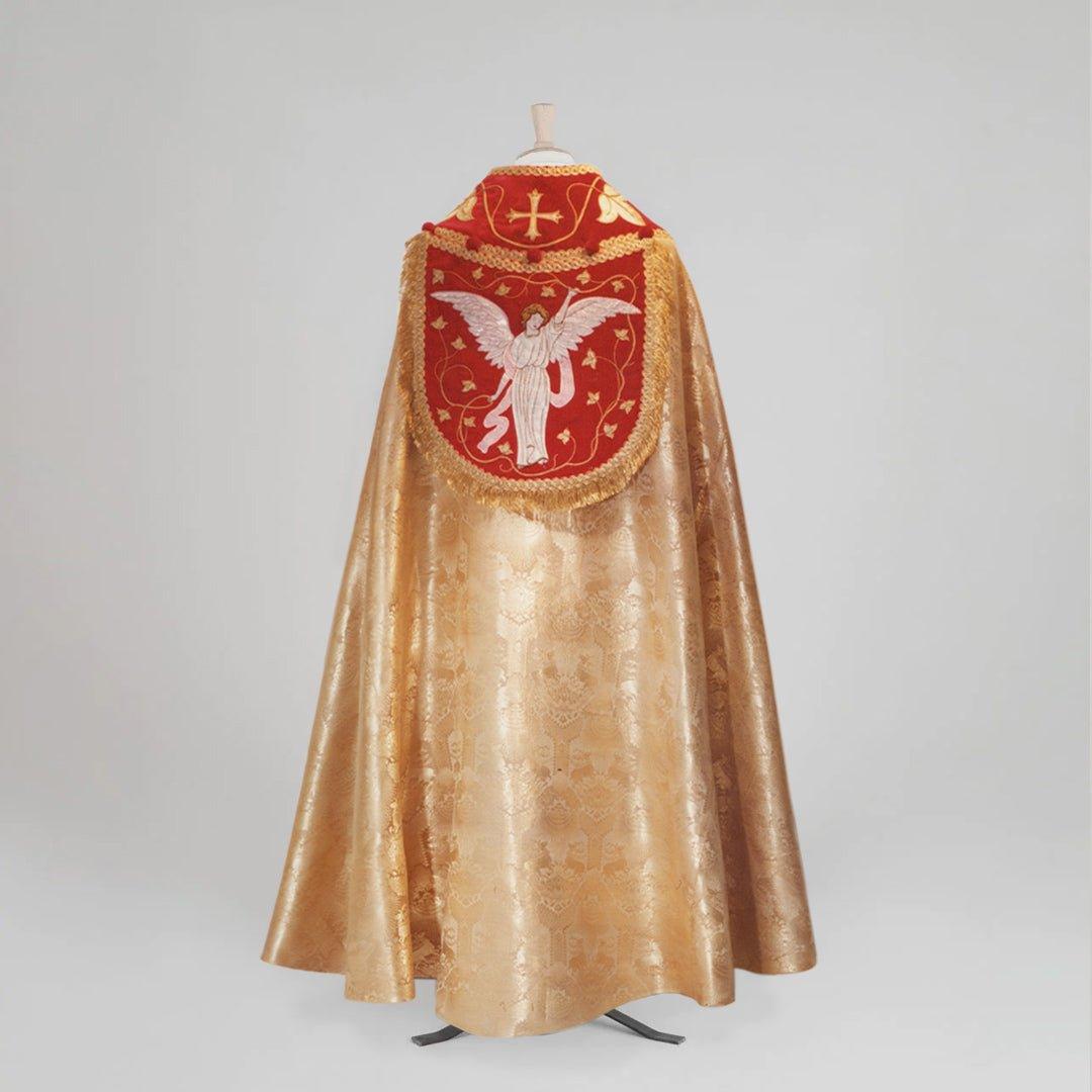 Archive Cope in Cloth of Gold with St Michael Embroidery - Watts & Co.