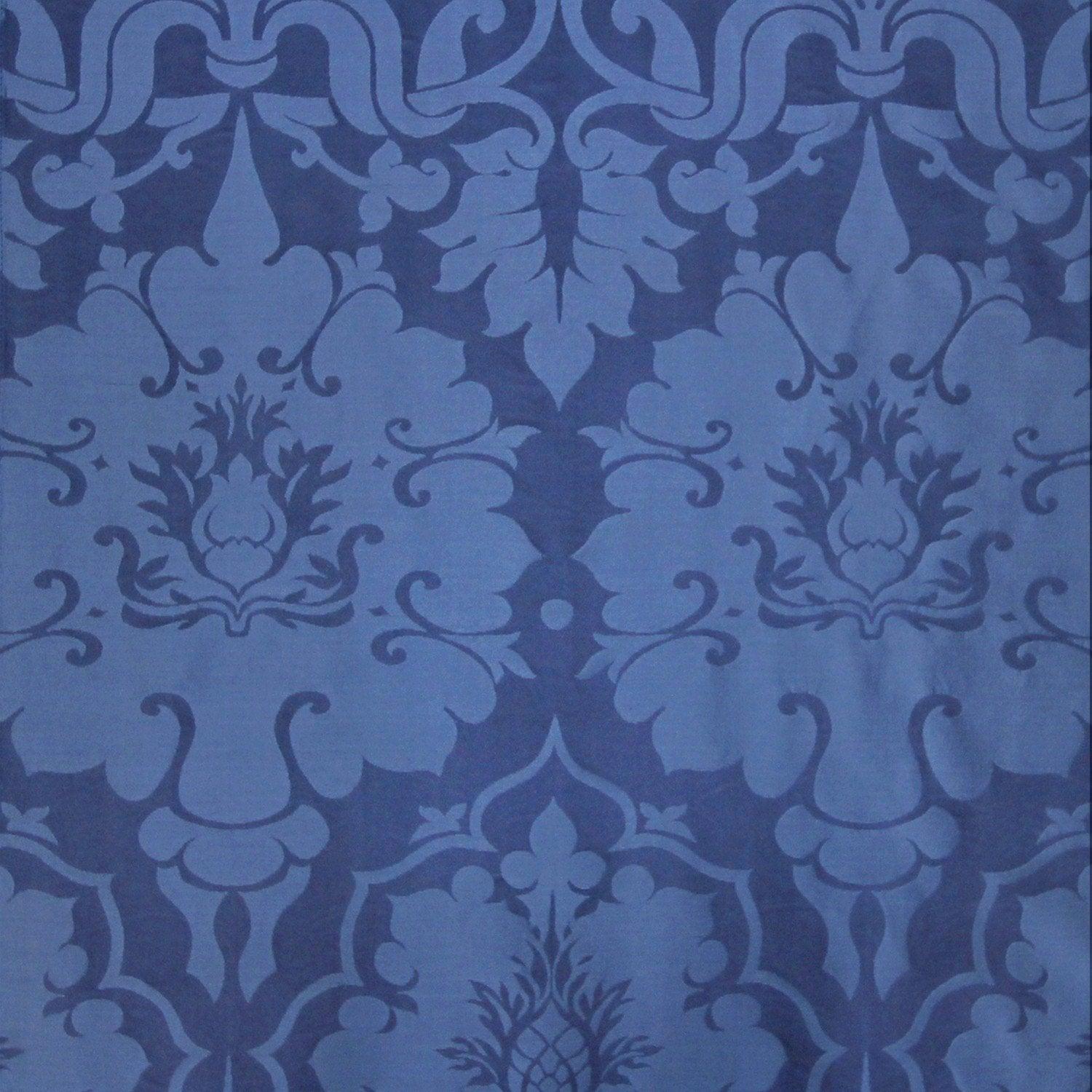 Bellini Silk Damask - Blue - Watts & Co. (international)