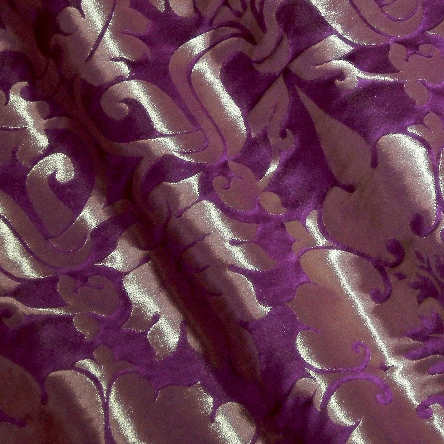 Bellini Silk Damask - Comper Purple & Gilt - Watts & Co. (international)