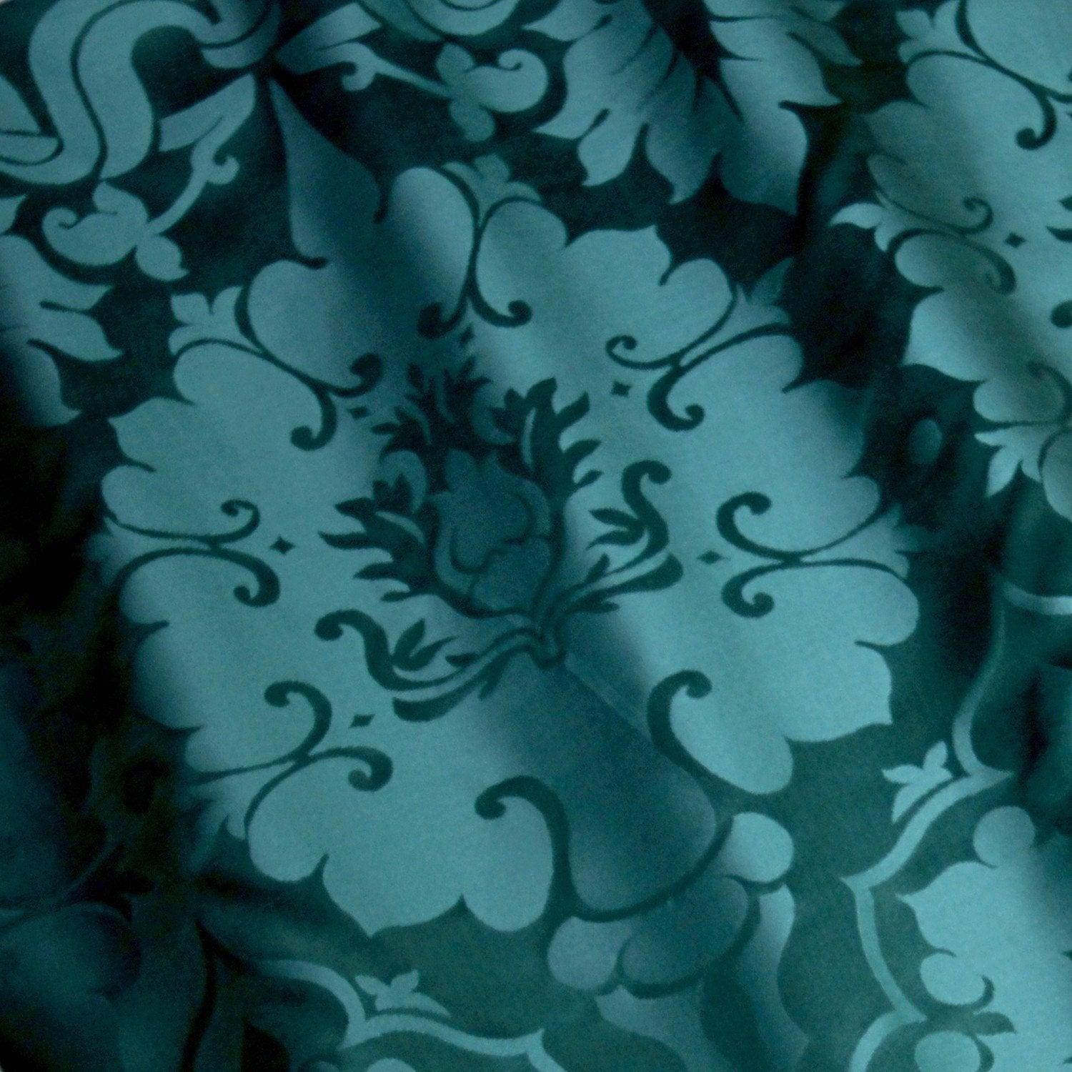 Bellini Silk Damask - Green - Watts & Co. (international)