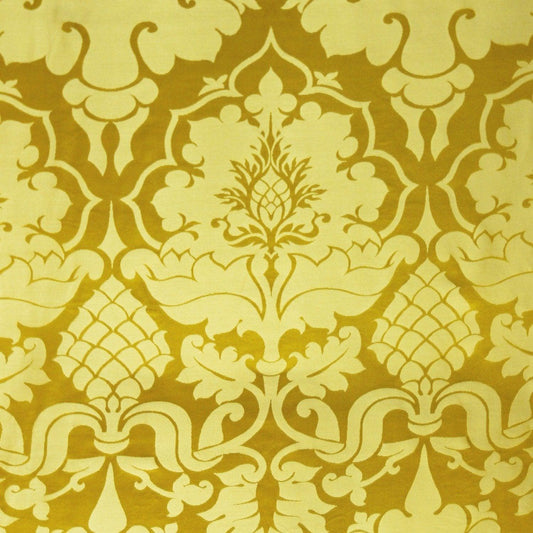 Bellini Silk Damask - Imperial Yellow - Watts & Co. (international)