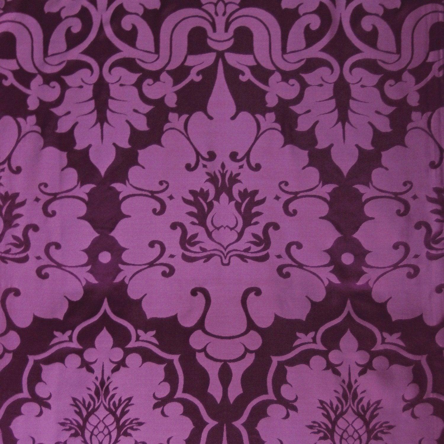 Bellini Silk Damask - Purple - Watts & Co. (international)