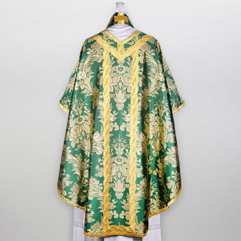 Borromean Chasuble in Green Goya - Watts & Co. (international)