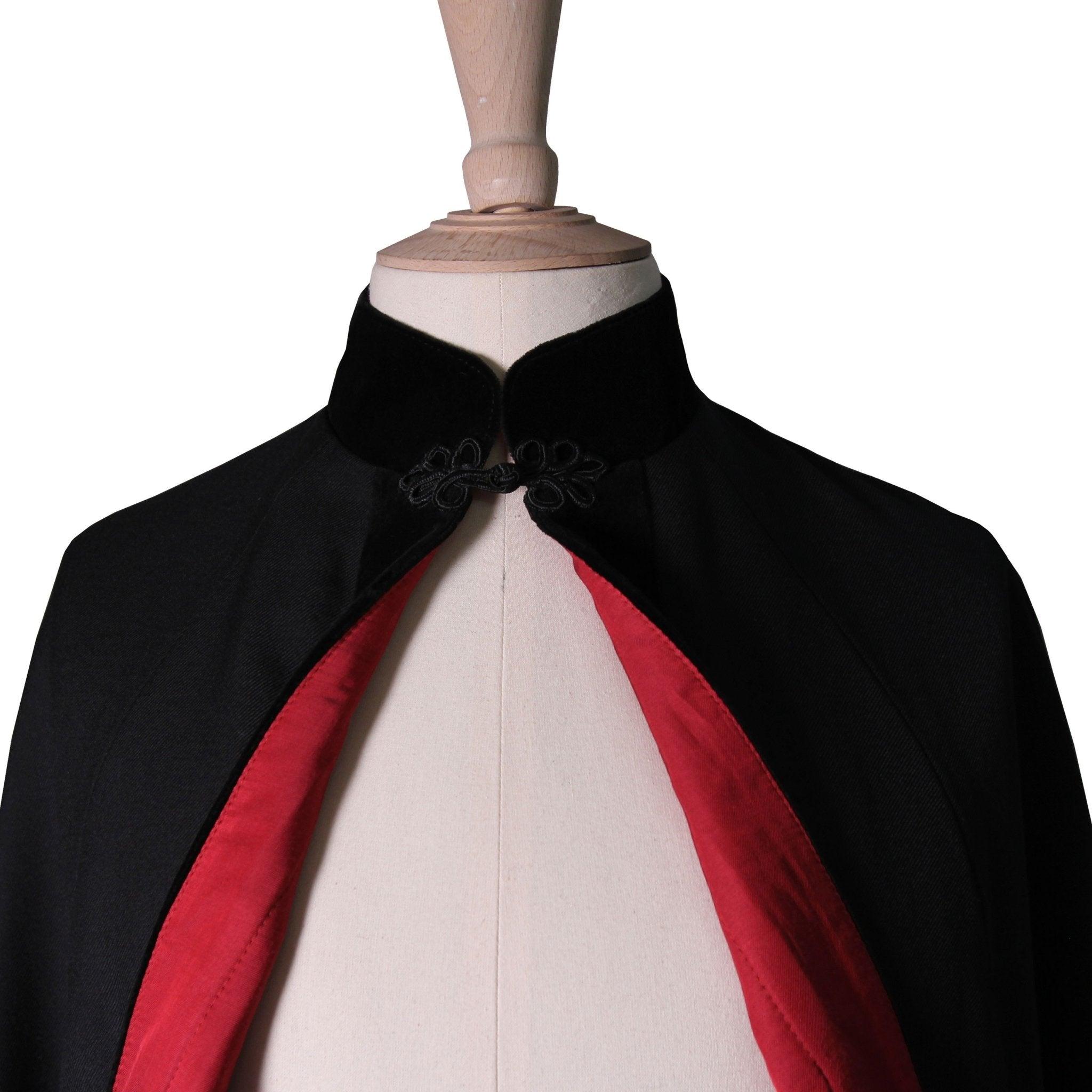 Cape with Velvet Trim - Watts & Co. (international)