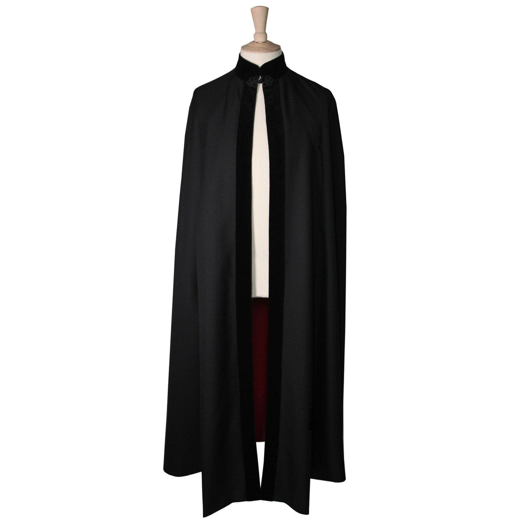 Cape with Velvet Trim - Watts & Co. (international)
