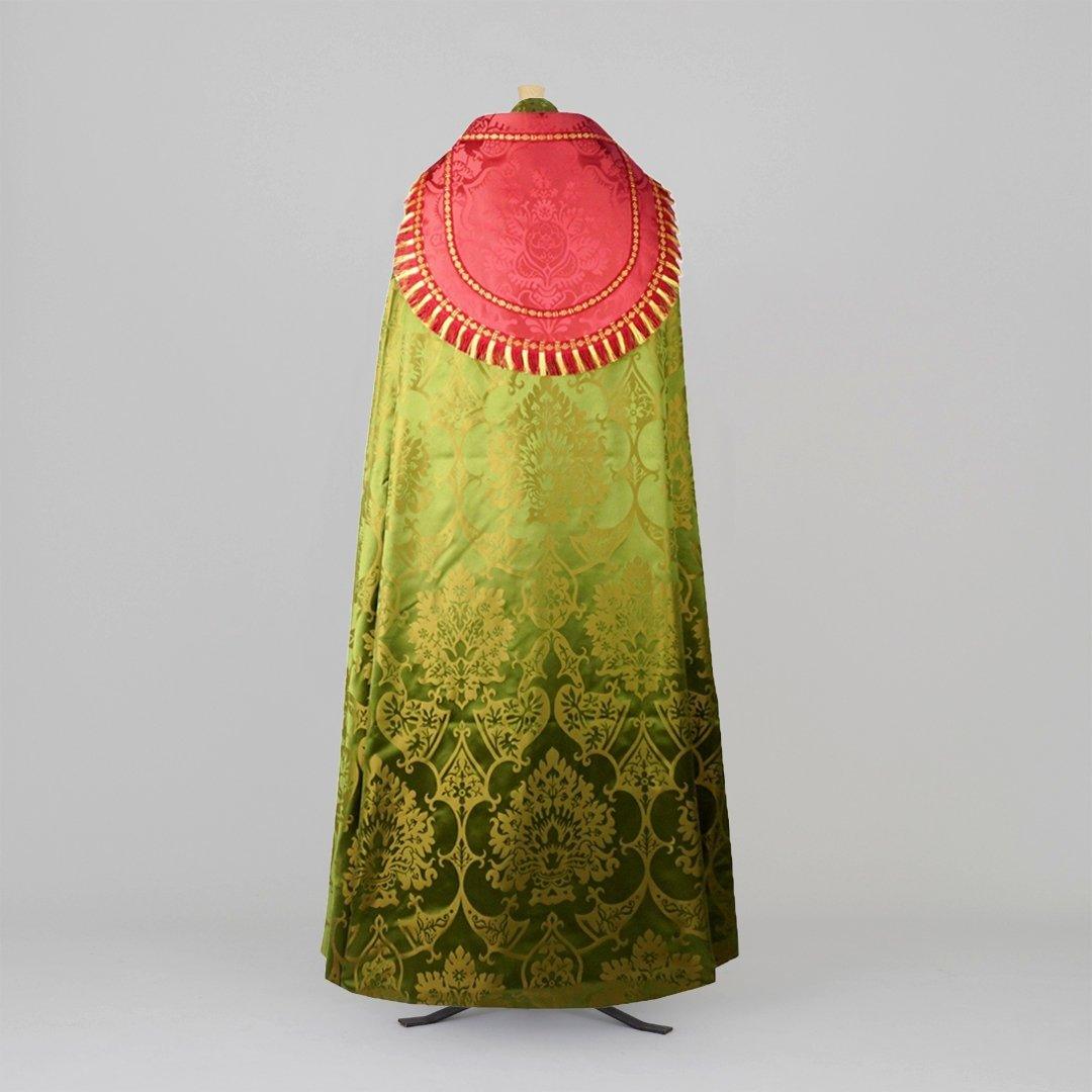 Cathedral Cope in Green/Gold Gothic - Watts & Co.