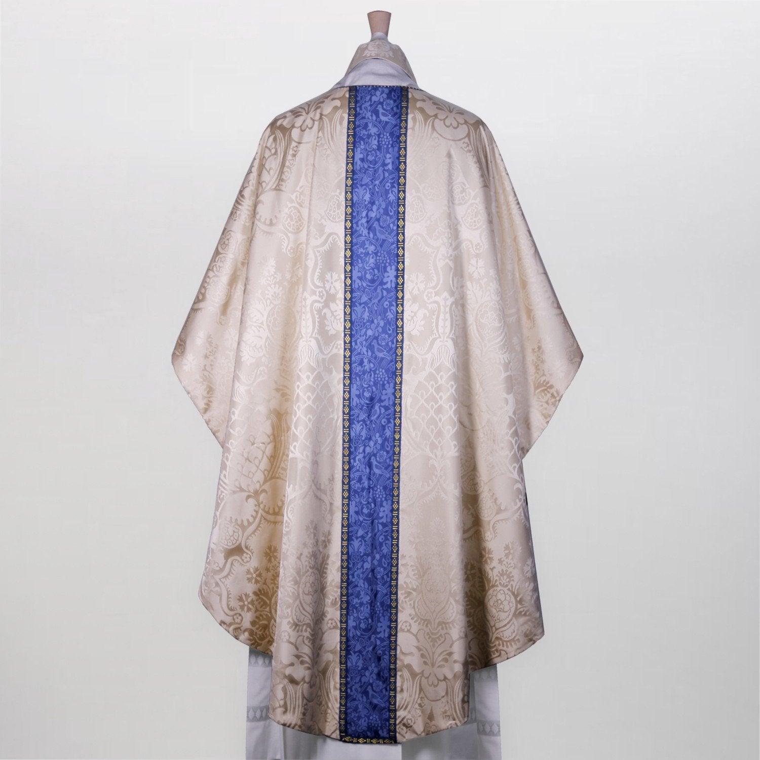 Classic Chasuble in Cream Comper Cathedral - Watts & Co. (international)