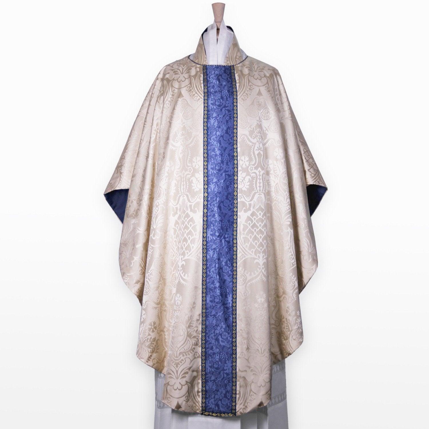 Classic Chasuble in Cream Comper Cathedral - Watts & Co. (international)