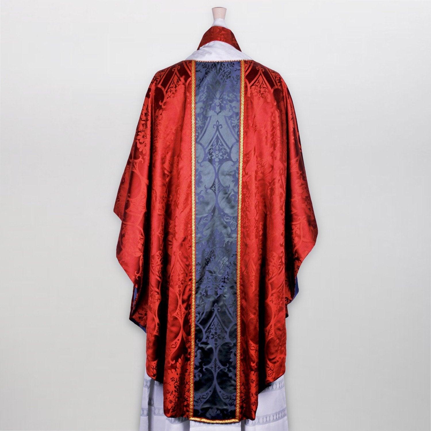 Classic Chasuble in Sarum Red Gothic - Watts & Co. (international)