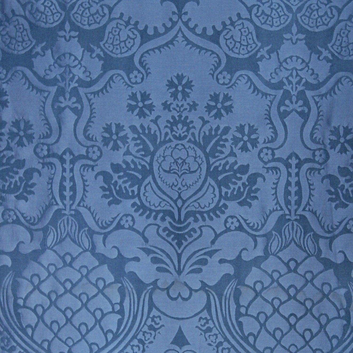 Comper Cathedral Silk Damask - Blue - Watts & Co. (international)