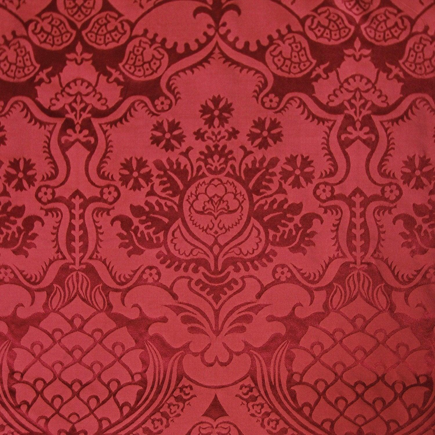 Comper Cathedral Silk Damask - Comper Rose - Watts & Co. (international)
